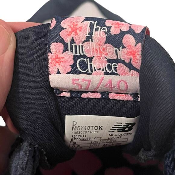 New Balance 57/40 TOK Running Shoes Mens 9 Natural Indigo/Emerald Sky Athletic - Picture 7 of 10